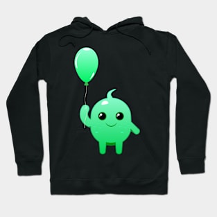 Holding a balloon, Burntboo Hoodie